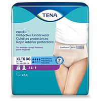 TENA Women’s ProSkin Incontinence Underwear - Pull-On Disposable Panties - XL