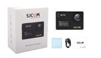SJCAM SJ8 Pro 4k Action Camera 60fps Water Resistant,OLED Large Ultra Full HD Touchscreen,EIS Stabilized,Dual Screen,1200mAh High Capacity Battery 5G WiFi (Black- Small Package)