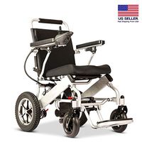 Fold & Travel Lightweight Electric Wheelchair Motor Motorized Wheelchairs Electric Silla De Ruedas Power Wheelchair Power Scooter Aviation Travel Safe Heavy Duty Mobility Scooter Wheelchair
