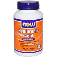 Hyaluronic Acid 100 mg - 120 Vegetarian Capsules by NOW