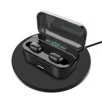 Perfuw True Wireless Earbuds, Wireless Hi-Fi 5.0 Earbuds, Mini Noise Cancelling Truly TWS in-Ear Headphones Built-in MIC, 8D Stereo Sound IPX7 Auto-Pair Earbuds, USB & Qi Wireless Charging Case