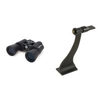 Celestron 71198 Cometron 7x50 Binoculars (Black) &  93524 Binocular Tripod Adapter (Black)