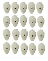 JTKENS 10 Pairs (20 Pads) TENS Unit Replacement Sticky Gel Pads Acupuncture Points Large Snap on Pads TENS Electrodes