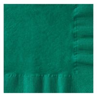 Hoffmaster 020204 Beverage Napkin, Coin Embossed, 1-Ply, 1/4 Fold, 10" Length x 10" Width, Hunter Green (4 Packs of 250)