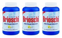 Brioschi Effervescent 8.5oz (3 Bottles) The Original Lemon Flavored Italian Effervescent - 3 Bottles