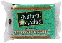 Natural Value, Sponge, Cellulose, 4 ct
