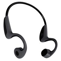 Trcode Bone Conduction Headphones Bluetooth，Open Ear Lightweight Stereo Hands-Free Z8 Sport Bone Conduction Headphones Wireless with Microphone for Listening Music and Running（Black Grey）
