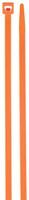 Standard Cable Tie, 40lbs Tensile Strength, 2" Bundle Diameter, 0.130" Width, 8.5" Length, Orange