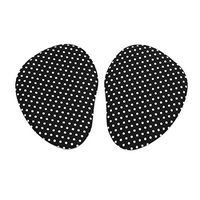 uxcell 1 Pair Black White Dots Gel High Heel Forefoot Pad Foot Metatarsal Support Cushion Insole