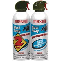 MAXELL 190026 - CA4 Blast Away Canned Air (2 pk) Home, garden & living by Maxell