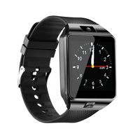 Qidoou Smart Watch Bluetooth Fitness Tracker Android iOS Compatible Smartwatch of SIM SD Card Slot, Waterproof Pedometer Sleep Calorie Monitor Call/Message Music Clock for Women Kids Men (Black)