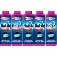 Finish Hard Water Booster Powder, Lemon Sparkle, 14oz, Count of 5