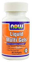 Now Foods, Multi with Flax Oil Liquid, 60 Capsules