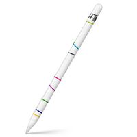 igsticker Ultra Thin Protective Body Stickers Skins Universal Decal Cover for Apple Pencil 1st Generation (Apple Pencil Not Included) 007507 Heart　Colorful　Pattern