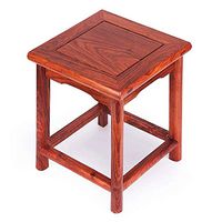 XiaoZou Shower Chair Shower Seat Wooden Bathroom Seat Stool Red Wooden Table Stool Spa Bathroom Very Footstool Wooden Non-Slip Bath Stool