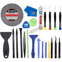 MMOBIEL 24 in 1 Professional Repair Toolkit Screwdriver Set incl 2mm Adhesive Tape for Various Smartphones and Tablets