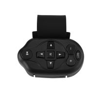 Wireless Universal Remote Control, Infrared Car Steering Wheel Remote Control of Car CD/VCD/DVD or Others/Humanized Structure/Black
