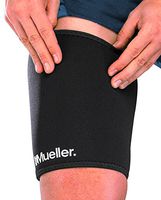 Mueller Neoprene Thigh Sleeve, Black, Large