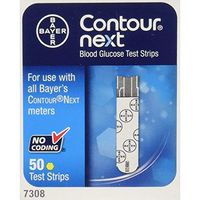 Contour Next Blood Glucose Test Strips - 50 Strips, Pack of 4