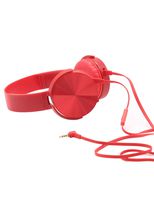 ARTSHOW, Headset, Headphone with Microphone 3.5mm Interface, Foldable Headphone, Bass On-Ear, Wired Stereo, Compatible for iPhone and Android Smartphones, Desktop Computer and Laptop [ARTSHOW] (Red)