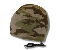 TOOKS Brigade Camo Headphone Hat with Built-in Removable Headphones - Color: Desert Storm