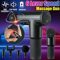 TEEWAL Massage Gun Massager, Massage Gun Handheld Deep Muscle Massager Muscle Tension Relief, Handheld Electric Body Massager Portable Super Quiet for Pain Relief