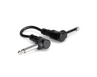 Hosa CFS-606 Molded Right Angled Guitar Patch Cable, 6 Inch (6 Pack)