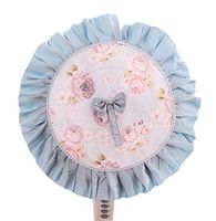 PANDA SUPERSTORE 2 Pieces Fans Cover/Rond Fans Filters/Fan Dust Cover, Flower/Blue(50cm)