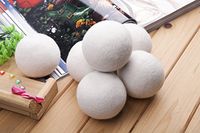 Best Selling SG 6 Eco-friendly 100% Premium New Zealand Wool Dryer Balls (XL, Handmade, All-Natural Fabric Softener--Great Stocking Stuffer!)--Extra Large Premium Quality--Save Time and Money