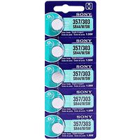 Sony 357/303 (SR44/W/SW) 1.55V Silver Oxide 0% Hg Mercury Free Watch Battery (20 Batteries)