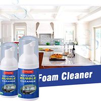 Grease Police Magic Degreaser, Elaco All-Purpose Cleaning Bubble Spray Multi-Purpose Foam Kitchen Grease Cleaner for Kitchen, Bathroom, and More - Mildew Remover and Tile Cleaner 2PC 30ml