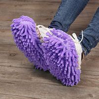 Makalar New Home Multifunctional Shoe Cleaning Mop Covers Cleaning Foot Socks Lazy Shoes Floor Slippers Chin Strips