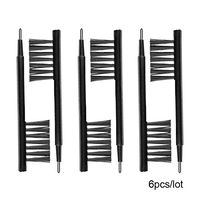 (6 in Pack) Hearing Aid Cleaning Brush with Magnet and Wax Loop for BTE, ITC or ITE (6)