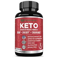Keto Weight Loss Diet Pills : Rapid Fat Burner, Metabolism and Energy Ketosis Diet Pills for Men and Women - All Natural Gluten/Sugar Free Supplements with Raspberry Ketones - 60 Veggie Capsules