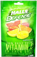 Halls Defense Vitamin C Drops Assorted Citrus 30 Each (Pack of 4)