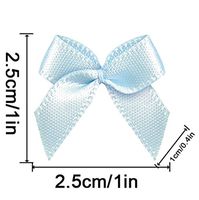 20 Color Pre-Tied Lightblue Satin Gift Bows (Pack of 50)