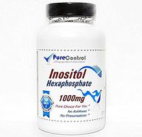Inositol Hexaphosphate 1000mg // 100 Capsules // Pure // by PureControl Supplements