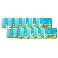Renova Sensitive Pocket Tissues- Pure (6 Pack) (Pack of 12)