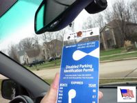 MirorTag Gold by JL Safety- A Novel Way to Protect, Display & Put Away a Handicapped Parking Placard. Hard plastic will not melt or bend or break in the sun. Magnetically snaps On & Off. Made in USA
