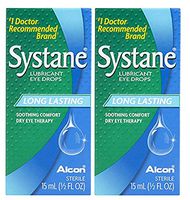 Systane Long Lasting Dry Eye Therapy Lubricant Drops  (15-mL) - (Pack of 2)