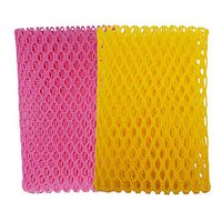 Innovative Dish Washing Net Cloth/Scourer - 100% Odor Free/Quick Dry - No More Sponges with Mildew Smell - Perfect Scrubber for Washing Dish - 11 by 11 inches - 2PCS - Yellow/Pink/Yellow or Pin