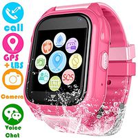 YENISEY Kids Smart Watch with GPS Tracker, Kids Smartwatch Waterproof,HD Touch Screen Fitness Tracker SOS Camera, Watch Wrist Digital Watch Android Phone, Kids Smart Watches Girls Boys