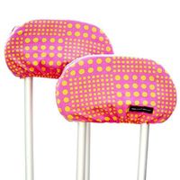 Crutch Caps ACAPPLAPK Plaid Pink Underarm Crutch Pads