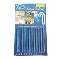 Zmmyr 12Pcs Drain Cleaner Stopper Decontamination Stick Sewer Hair Clean Drain Stopper Cleaning Tools Random Color