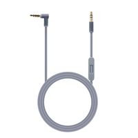 Chezaa Audio Cable, 3.5mm Replacement Audio Audio Cord Wire w/Mic for Beats by Dr Dre Headphones (Gray)