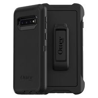 OtterBox Defender Series Case and Holster for Samsung Galaxy S10 - Black (Renewed)