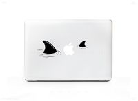 Shark Prey 2 Fins Sticker Decal For MacBook Pro, PC, Laptop, Window, Car, or Wall