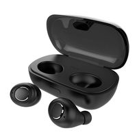 ❤️MChoice❤️Wireless Invisible Mini Sport 5.0 True Wireless Earbuds Stereo Sound Bluetooth Headset Black