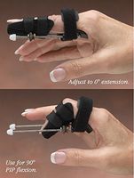North Coast Medical Static Prog. PIP Finger Ext. Splint, Size: Med
