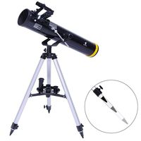 GeerTop Telescope 76mm Aperture Focal Length 700mm EQ Astronomy Portable Reflector Camera Friendly for Kids and Beginners